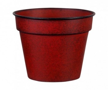 POT ACIER ROUGE D28CM