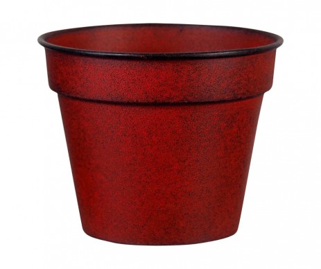 POT ACIER ROUGE D28CM