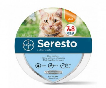 SERESTO COLLIER CHAT ANTIPARASITAIRE BAYER