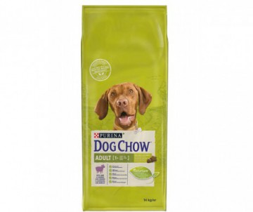 CROQUETTES DOG CHOW ADULT AGNEAU 14KG NESTLE PURINA