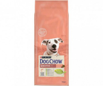 CROQUETTES DOG CHOW SENSITIVE SAUMON 14KG NESTLE PURINA