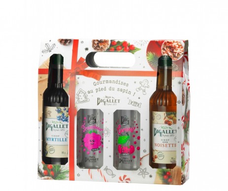 COFFRET NOEL 2 SIROP 35CL 2 VE