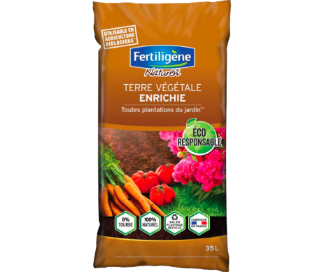 TERRE VEGETALE ENRICHIE 35L FERTILIGENE