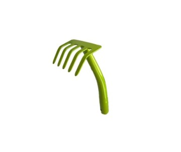 RATEAU 6 DENTS METAL VERT ANIS