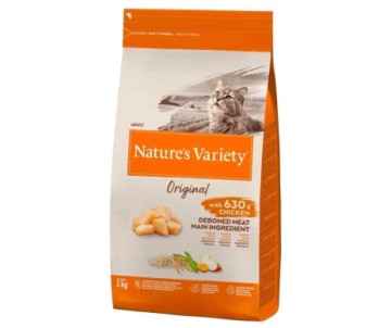 CROQUETTES POUR CHAT NATURE'S VARIETY ORIGINAL POULET 3KG