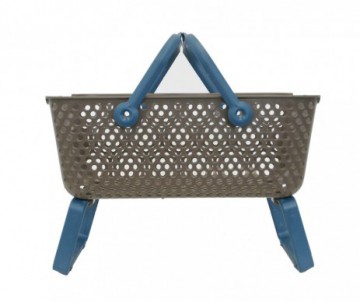 PANIER KAJO DE RECOLTE 15LITRES TAUPE-AZUR