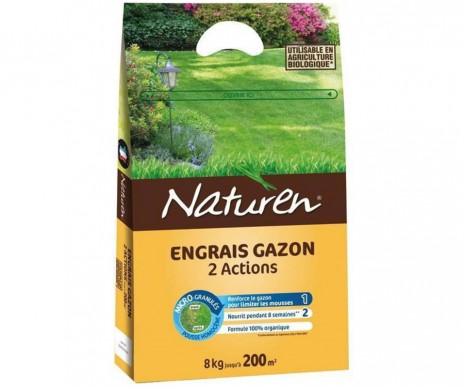 ENGRAIS GAZON 2 EN 1 - 18KG ORGANIQUE