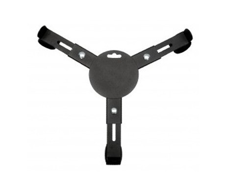 ROULE POT EXTENSIBLE 27/37CM 3 ROULETTES CHARGE 75KG GRIS MARTELE