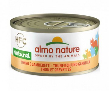 ALMO NATURE THON ET CREVETTES 70 GR
