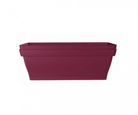 LOT 2 JARDINIERES ROMEO 50CM AVEC SOUCOUPE GRIOTTE