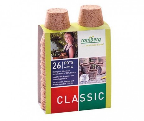 POTS DIAMETRE 6CM X26 BIODEGRADBLE