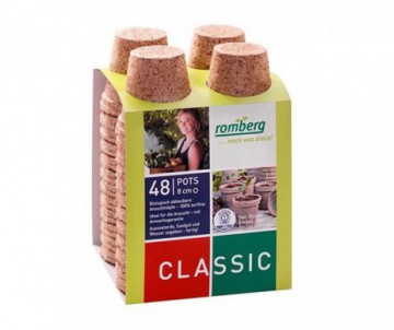 POTS DIAMETRE 8CM X48 BIODEGRADABLE
