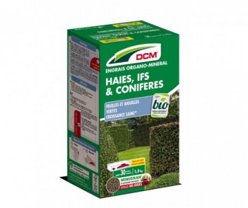 ENGRAIS HAIES ET CONIFERES 1.5KG DCM - UTILISABLE AGRICULTURE BIOLOGIQUE