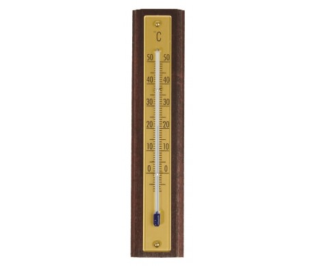 THERMOMETRE INT. BOIS ACAJOU