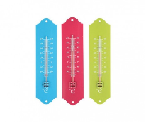 THERMOMETRE 20CM METAL MULTI