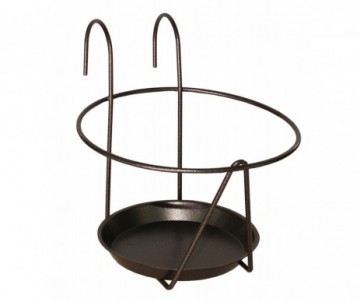 PORTE POT A ACCROCHER GRIS
