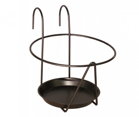 PORTE POT A ACCROCHER GRIS