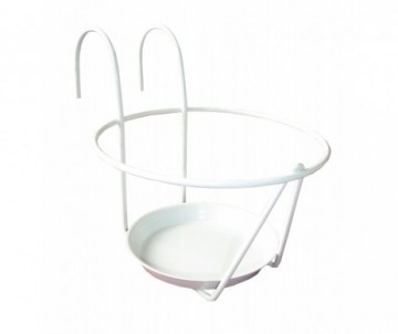 PORTE POT A ACCROCHER BLANC