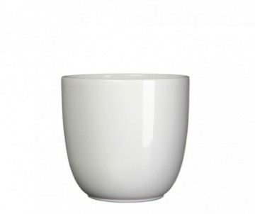 POT TUSCA ROND BLANC D25