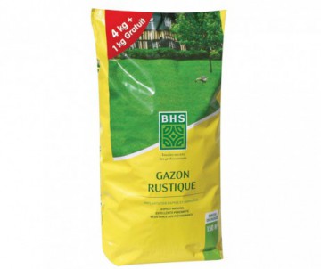 GAZON TRADITIONNEL RUSTIQUE 5KG+25%GRATUIT