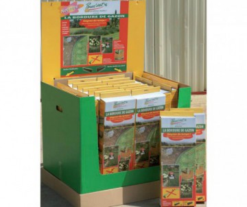 BORDURE FLEXIBLE AVEC REBORD 3METRES LINEAIRES
