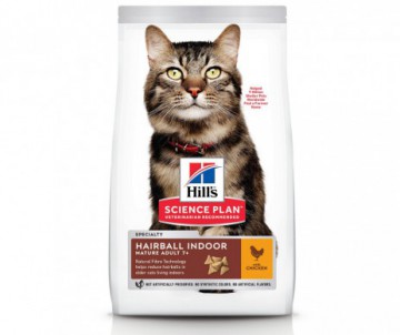 CROQUETTES FELINE MATURE ADULT 7+ HAIRBALL INDOOR POULET 1.5KG
