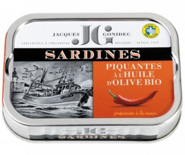 SARDINES OLIVE PIQUANTE BIO