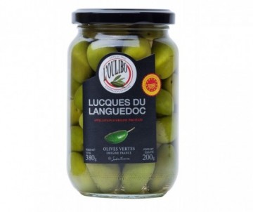 OLIVES VERTES AOP LUCQUES LANGUEDOC