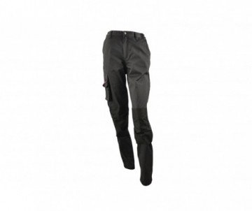PANTALON JAPI GRIS/NOIR T36