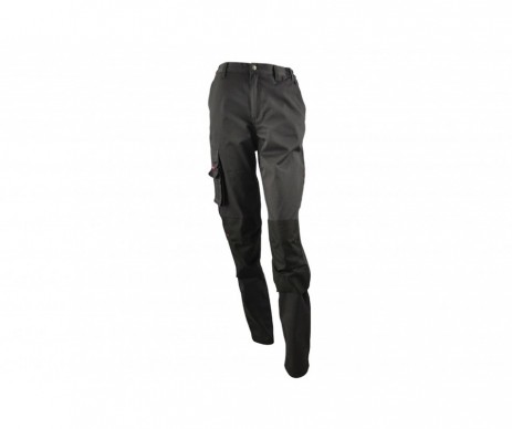 PANTALON JAPI GRIS/NOIR T44