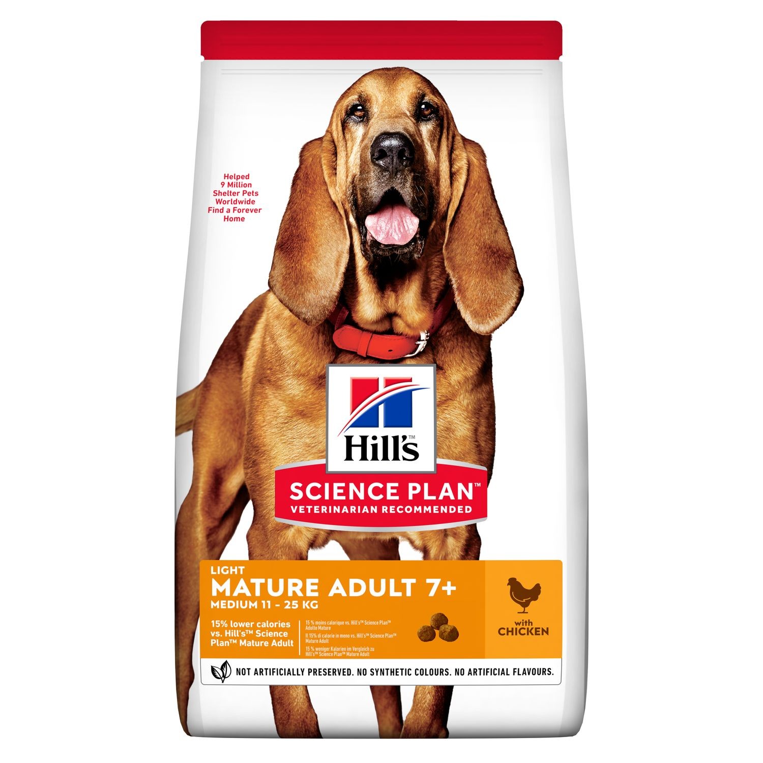 CROQUETTES CHIEN MATURITE CHIEN AGE 7+  12KG HILLS