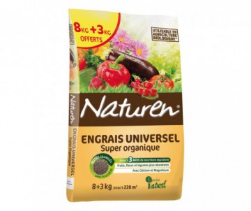 ENGRAIS ORGANIQUE 8 + 3KG GRATUIT NATUREN