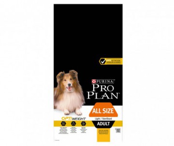 CROQUETTES DOG ADULT ALL SIZE LIGHT STERILISED POULET 14KG NESTLE PURINA