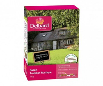 GAZON TRADITIONNEL RUSTIQUE DELBARD 1KG