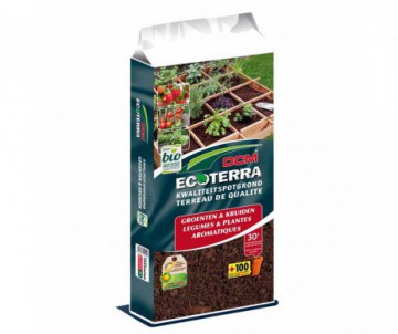 TERREAU LEGUMES ET PLANTES AROMATIQUES 30L ECOTERRA