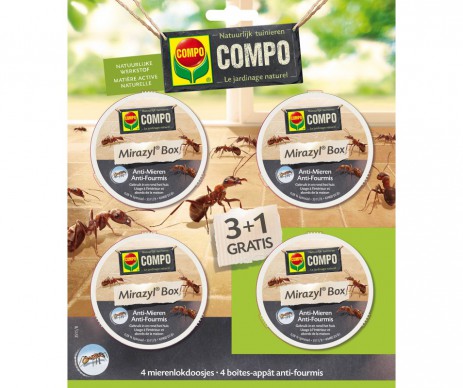 ANTI-FOURMIS BIO MIRAZYL BOITES X4 - COMPO