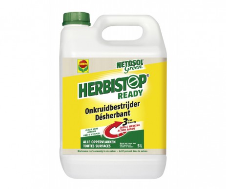 DESHERBANT TOUTES SURFACES NETOSOL GREEN READY PRÊT A L'EMPLOI 5L - POUR 50M2 - COMPO