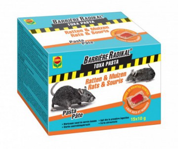 PATE TOXA PASTA ANTI-SOURIS ET RATS 10GR X15 - COMPO