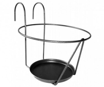 PORTE POT A ACCROCHER GRIS