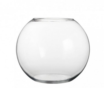 VASE BOULE VERRE - H31XD40CM
