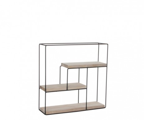 ETAGERE MIAMI NOIR L39X11XH39