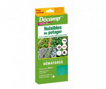 NEMATODES CONTRE NUISIBLE DU POTAGER JUSQU'A 40M2 - PACK PREPAYE - DECAMP