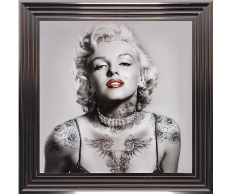 MARILYNE AVEC STRASS 75x75cm