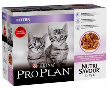 CAT POCHON JUNIOR DINDE 10X85G