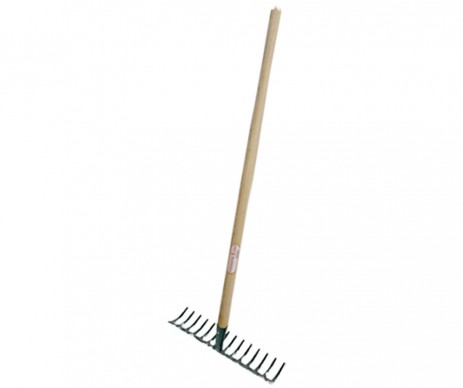 RATEAU 14 DENTS 42X9CM MANCHE BOIS 150CM