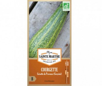 COURGETTE GREYZINI (GRISETTE DE PROVENCE) AB BIO FERME DE SAINTE MARTHE