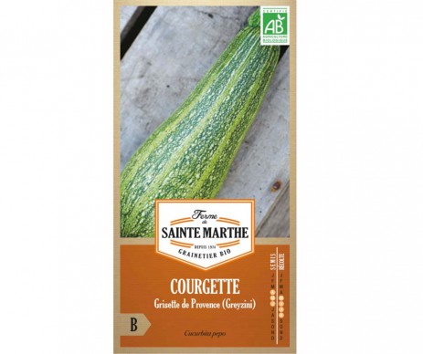 COURGETTE GREYZINI (GRISETTE DE PROVENCE) AB BIO FERME DE SAINTE MARTHE