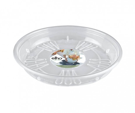 SOUCOUPE GREEN BASIC ORCHIDEE DIAMETRE 10CM TRANSPARENTE