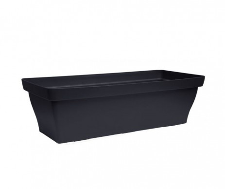 JARDINIER ROMEO NOIR VIOLINE DE60CM