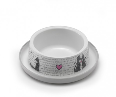 GAMELLE CHAT  SERIGRAFIEE CATS IN LOVE 350ML